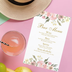 Elegantes, rosafarbenes Bar