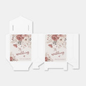 Elegantes, rosafarbenes Blumenkästen mit Gastgesch Geschenkschachtel (Ungefaltet)