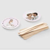 Elegantes, rosafarbenes Brautparty Fächer (Non-assembled)