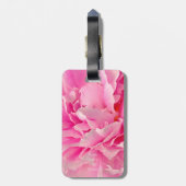 Elegantes rosafarbenes Foto - Personalisiert Gepäckanhänger (Rückseite vertikal)