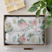 Elegantes rosafarbenes Herz Hochzeit & Jubiläum Seidenpapier (Geschenk)