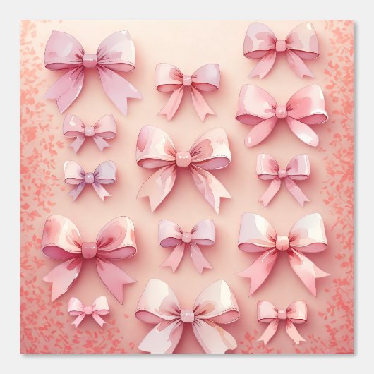 Elegantes rosafarbenes Muster Tapete (Vorderseite)