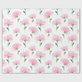 Elegantes rosafarbenes Musterpapier Geschenkpapier (Flach)