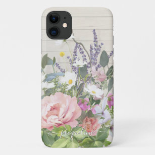 Elegantes rosafarbenes Piterholz Case-Mate iPhone Hülle