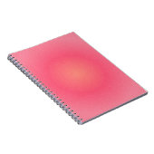 Elegantes, rosafarbenes Spiral-Notebook Notizblock (Rechte Seite)