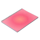 Elegantes, rosafarbenes Spiral-Notebook Notizblock (Linke Seite)