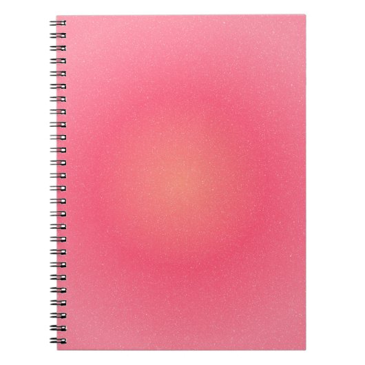 Elegantes, rosafarbenes Spiral-Notebook Notizblock (Vorderseite)