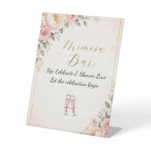 Elegantes Rosé-Blumen-Junggesellinnen-Abschieds-Mi