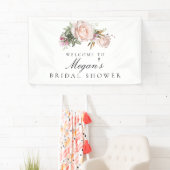 Elegantes Rose Garden Brautparty Banner (Insitu)