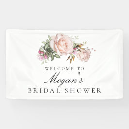 Elegantes Rose Garden Brautparty Banner