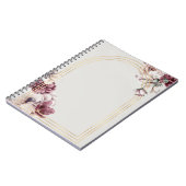 Elegantes Rose Gold Arch Notebook | Stilvoll Notizblock (Linke Seite)