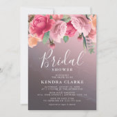 Elegantes Rose Gold Brautparty Einladung (Vorderseite)