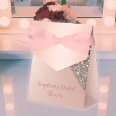 Elegantes Rose Gold Brautparty Geschenkschachtel