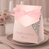 Elegantes Rose Gold Brautparty Geschenkschachtel