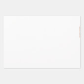 Elegantes Rose Gold Wrap Papier Flachblatt Set von (Vorderseite 3)