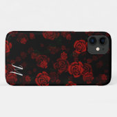 Elegantes Rose-Muster Case-Mate iPhone Hülle (Rückseite (Horizontal))