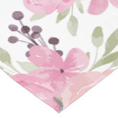 Elegantes Rose-Muster Kurzer Tischläufer (Ecke)