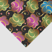 Elegantes Rose-Papiertaschentuch Seidenpapier (Detail)