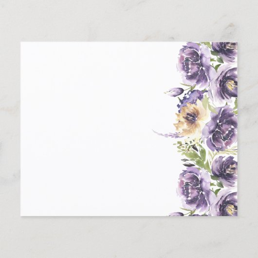 Elegantes RoseBudget Einladung zur Hochzeitsfeier. Flyer (Hinten)