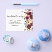 Elegantes RoseBudget Einladung zur Hochzeitsfeier. Flyer (Einzeln)