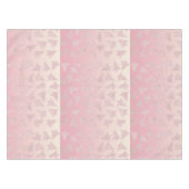 Elegantes Rosen-GoldGlitzer-Weihnachtsbaum-Muster Tischdecke (Vorderseite (Horizontal))