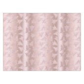 Elegantes Rosen-GoldGlitzer-Weihnachtsbaum-Muster Tischdecke (Vorderseite (Horizontal))