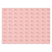 Elegantes Rosen-Goldrosa-Weihnachtsren-Muster Tischdecke (Vorderseite (Horizontal))