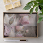 Elegantes Rosendekoupage Seidenpapier (Geschenk)