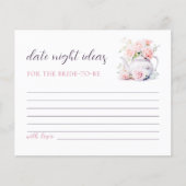 Elegantes Roses Brautparty Date Night Ideas (Vorderseite)