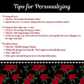 Elegantes Rot-Schwarz-Rose Tote Bag Klassisches De Tasche