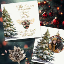 Elegantes Rot und Grün - die Jahreszeit Verheirate