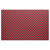 Elegantes Rot und Schwarz Kariert | Stoff (Yard (91,4 cm))
