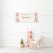 Elegantes Rot und Schwarzes Wasser Business Banner (Insitu)