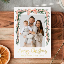 Elegantes Roter Streifen Bow Greenery 4 Foto