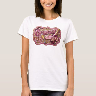 Elegantes rotes CHAMPAGNER IST MEINE MEDIZIN State T-Shirt