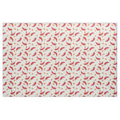 Elegantes rotes Chile-Muster Stoff (Fat Quarter (45,7 x 55,9 cm))