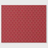 Elegantes rotes Geschenkpapier  (Flach)