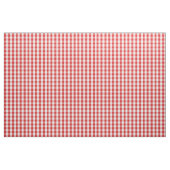 Elegantes rotes Gingham-Muster Stoff (Fat Quarter (45,7 x 55,9 cm))