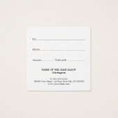 Elegantes Rotes Imitat Gold Bold Salon (Rückseite)