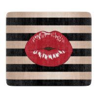 elegantes rotes LippenRosen-Goldschwarzes stripes