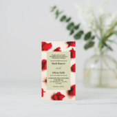 Elegantes rotes Motherboard für die Einladung zur  (Stehend Vorderseite)