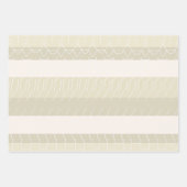 Elegantes rotes Muster Geschenkpapier Set (Vorderseite)