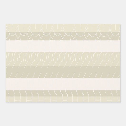 Elegantes rotes Muster Geschenkpapier Set (Vorderseite)