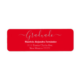 Elegantes Rotes Spanisch | Class Year Return Labra