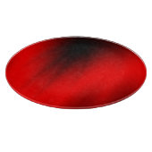 Elegantes Rotes Splash-Glas Schneidebrett (Ecke)
