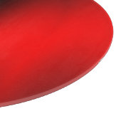 Elegantes Rotes Splash-Glas Schneidebrett (Ecke)