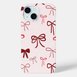 Elegantes rotes Telefonetui mit Schleife Case-Mate iPhone Hülle