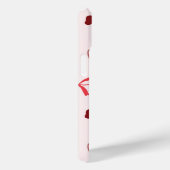 Elegantes rotes Telefonetui mit Schleife Case-Mate iPhone Hülle (Rückseite / Rechts)