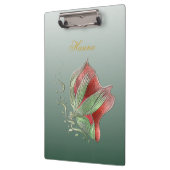 Elegantes rotes und grünes Klemmbrett (Links)