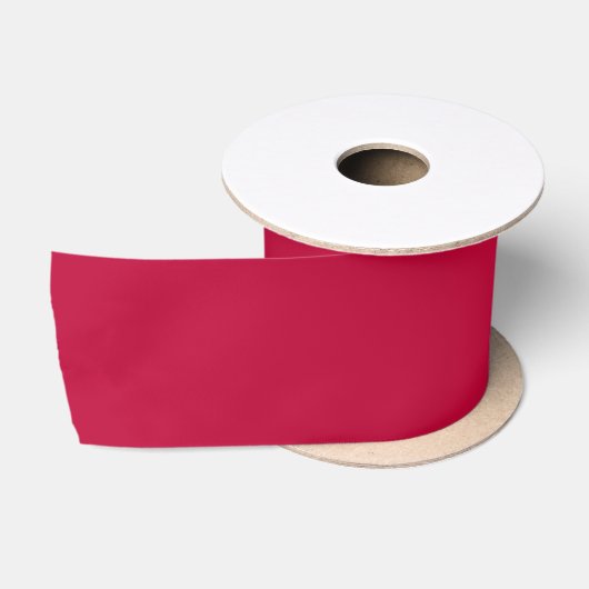 Elegantes rotes Vollton Satinband (Spule)